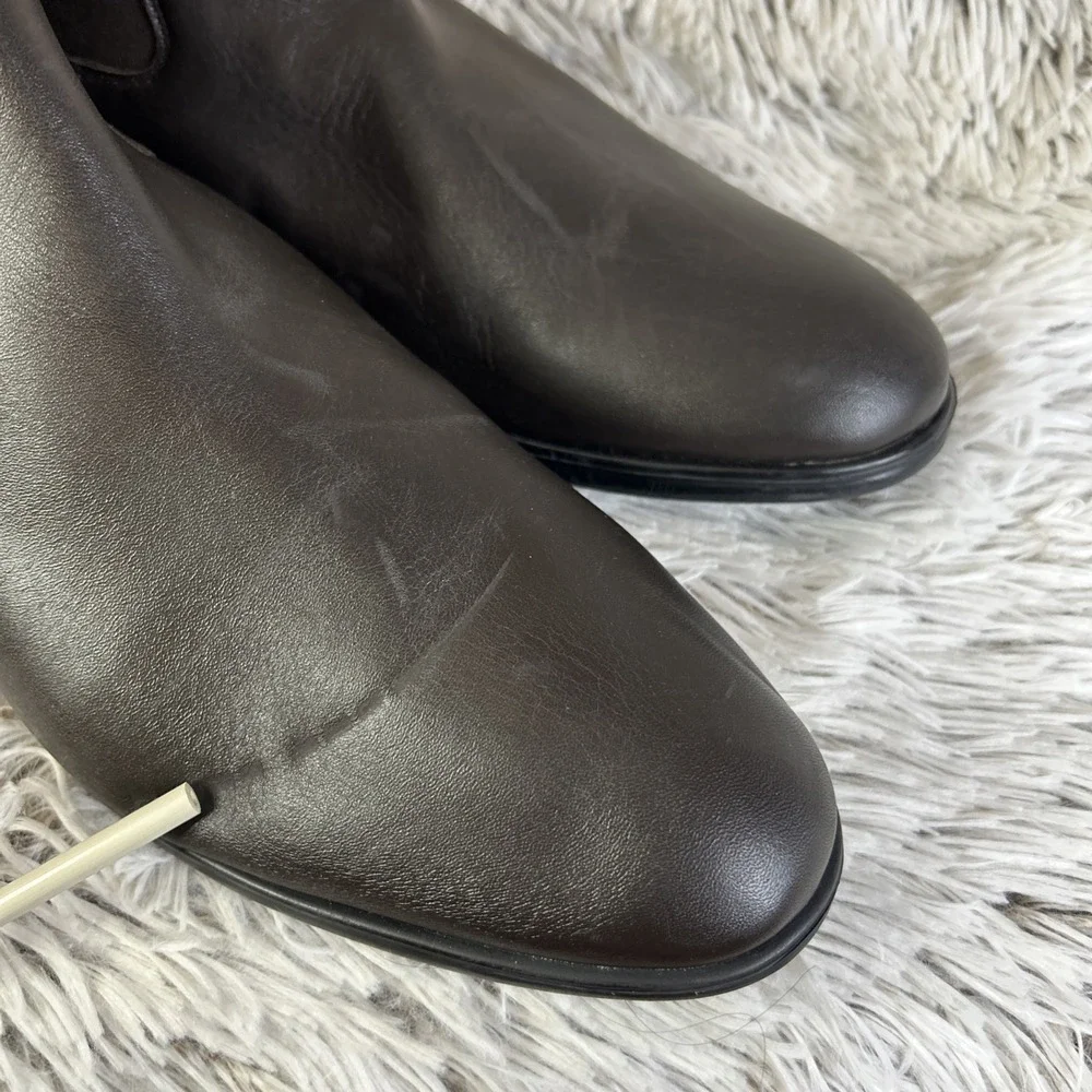 Enzo Tesoti Men's Made In Spain Dress Shoes Leather Slip-on Chukka Boots Size 10